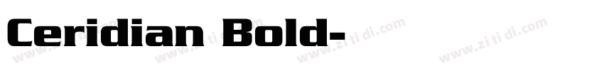 Ceridian Bold字体转换